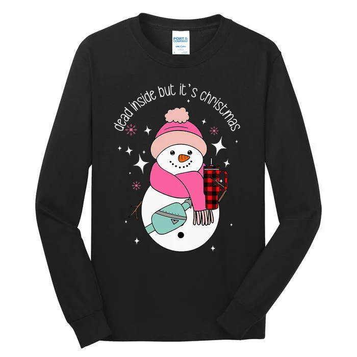 Out Here Looking Like A Snack Cute Boo Jee Xmas Snowman Tall Long Sleeve T-Shirt