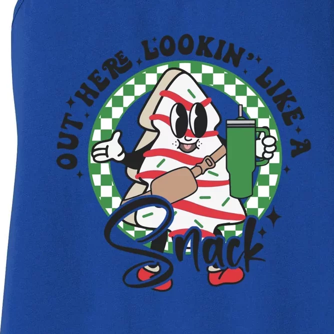 Out Here Lookin Like A Snack Boojee Stanley Tumbler Belt Bag Cool Gift Women's Racerback Tank