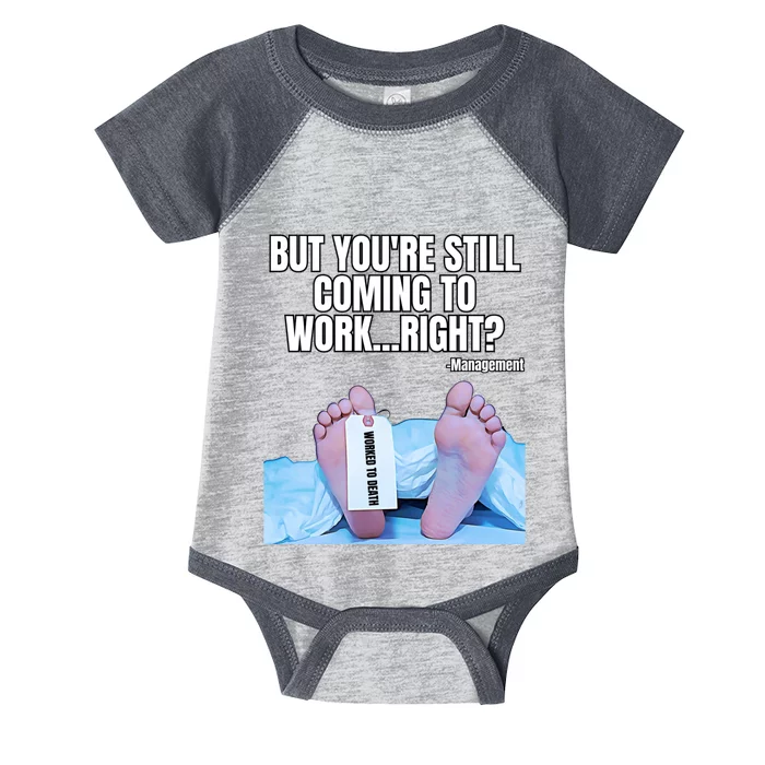 Office Humor Manager Employee Job And Career Funny Work Meme Infant Baby Jersey Bodysuit