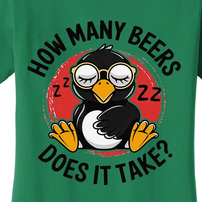 Owl How Many Beers Does It Take Women's T-Shirt