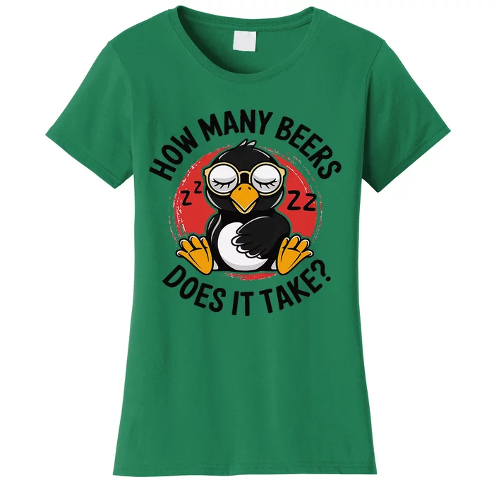 Owl How Many Beers Does It Take Women's T-Shirt