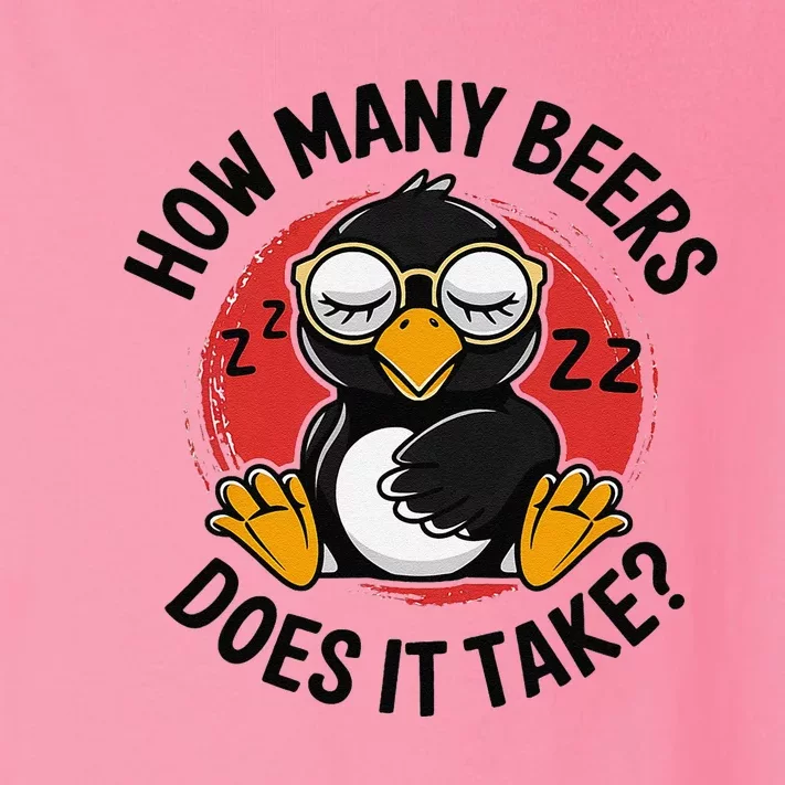 Owl How Many Beers Does It Take Toddler Long Sleeve Shirt