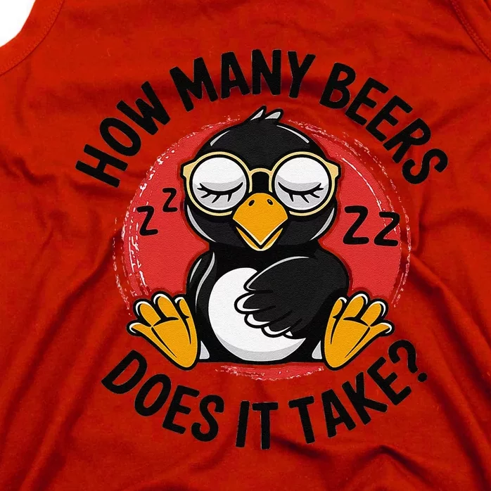 Owl How Many Beers Does It Take Tank Top