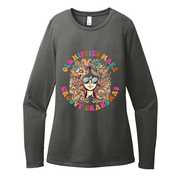 Old Hippies Make Groovy Grandmas Womens CVC Long Sleeve Shirt