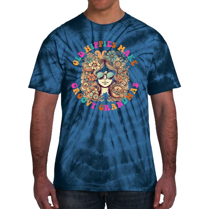 Old Hippies Make Groovy Grandmas Tie-Dye T-Shirt