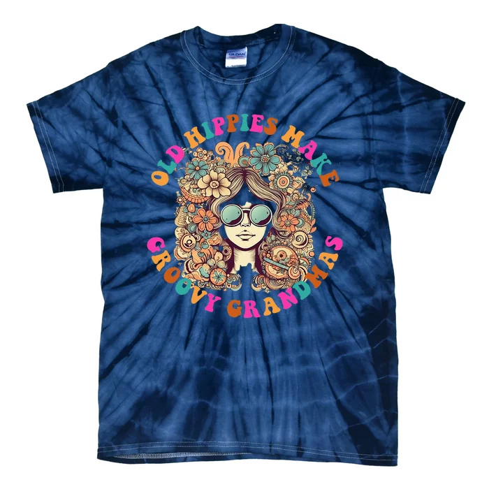 Old Hippies Make Groovy Grandmas Tie-Dye T-Shirt