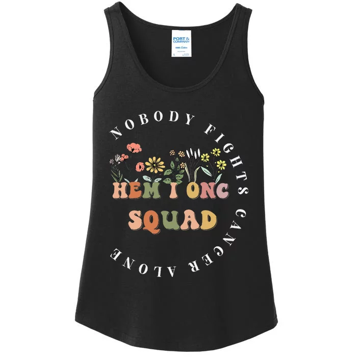 Oncology Hematology Nurse Squad Tee Pediatric HemOnc Doctor Ladies Essential Tank