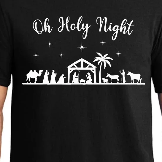 Oh Holy Night  Jesus Is The Reason For The Season Christmas Pajama Set