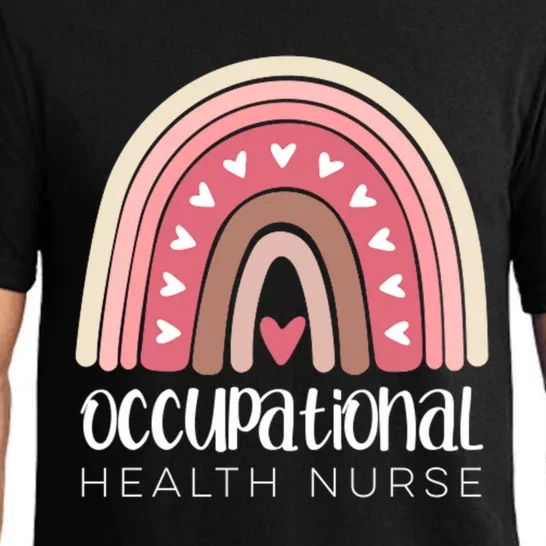 Occupational Health Nurse Rainbow Nursing Workplace Safety Cool Gift Pajama Set