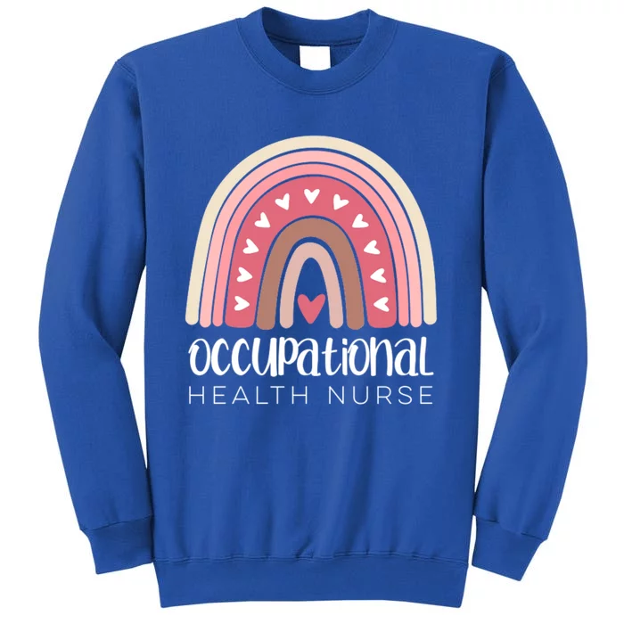 Occupational Health Nurse Rainbow Nursing Workplace Safety Cool Gift Sweatshirt