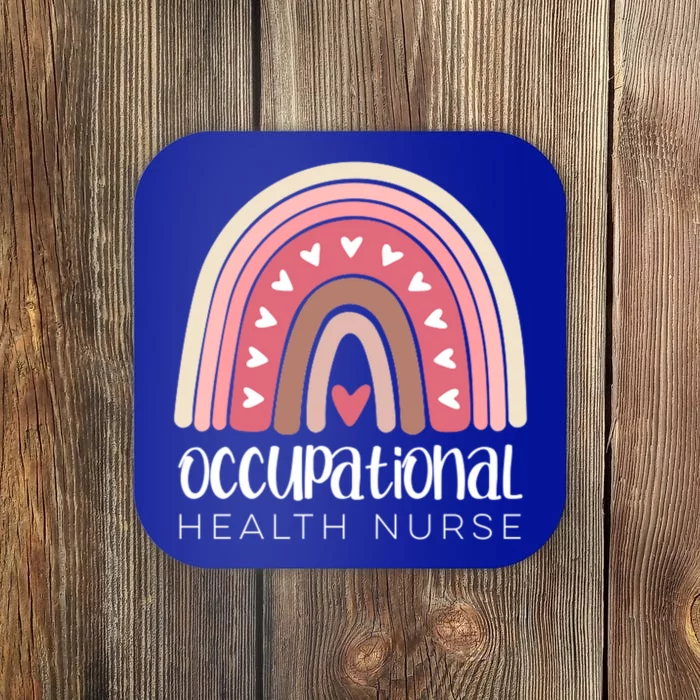 Occupational Health Nurse Rainbow Nursing Workplace Safety Cool Gift Coaster