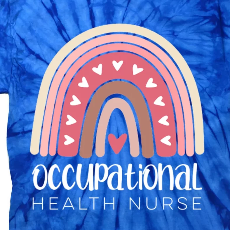 Occupational Health Nurse Rainbow Nursing Workplace Safety Cool Gift Tie-Dye T-Shirt