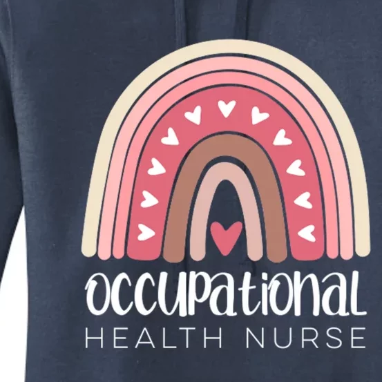 Occupational Health Nurse Rainbow Nursing Workplace Safety Cool Gift Women's Pullover Hoodie