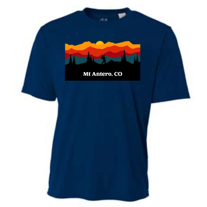 Outdoor Hiking Nature Mt Antero, CO National Park Trekking Cooling Performance Crew T-Shirt