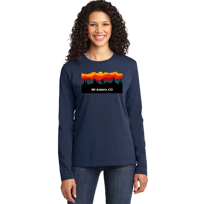 Outdoor Hiking Nature Mt Antero, CO National Park Trekking Ladies Long Sleeve Shirt