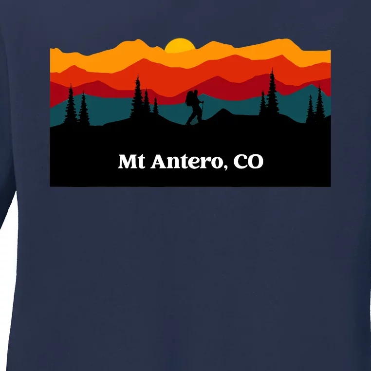 Outdoor Hiking Nature Mt Antero, CO National Park Trekking Ladies Long Sleeve Shirt