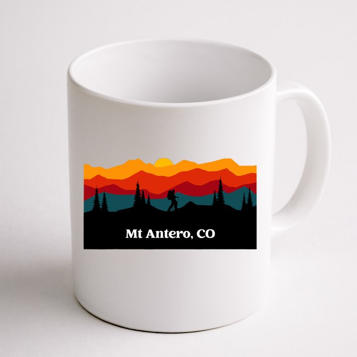 Outdoor Hiking Nature Mt Antero, CO National Park Trekking Front & Back Coffee Mug