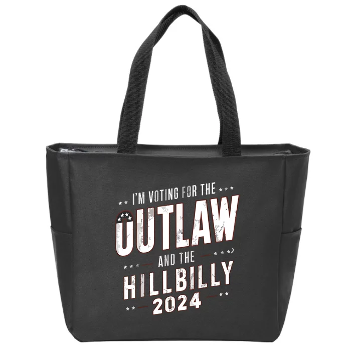 Outlaw Hillbilly Zip Tote Bag