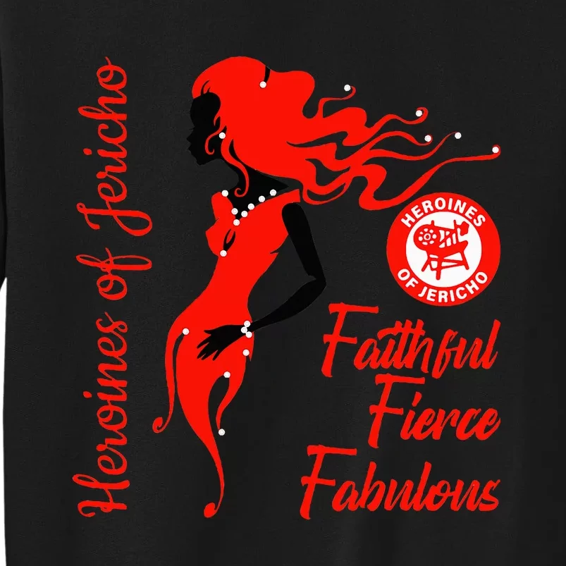 Oes Heroines Of Jericho Faithful Fabulous Thanksgiving Tall Sweatshirt