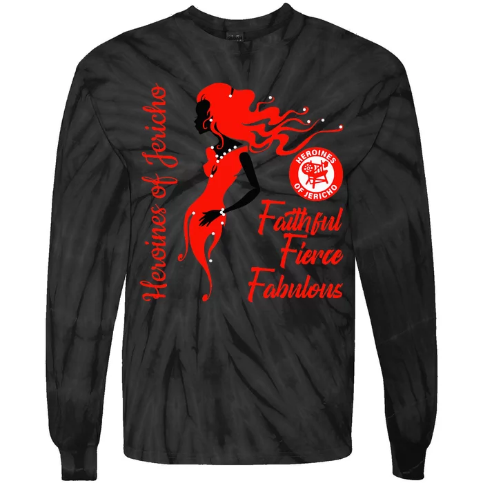 Oes Heroines Of Jericho Faithful Fabulous Thanksgiving Tie-Dye Long Sleeve Shirt