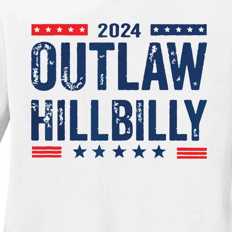 Outlaw Hillbilly Ladies Long Sleeve Shirt