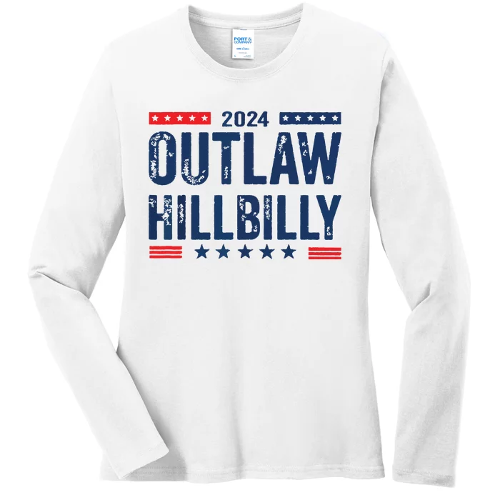 Outlaw Hillbilly Ladies Long Sleeve Shirt