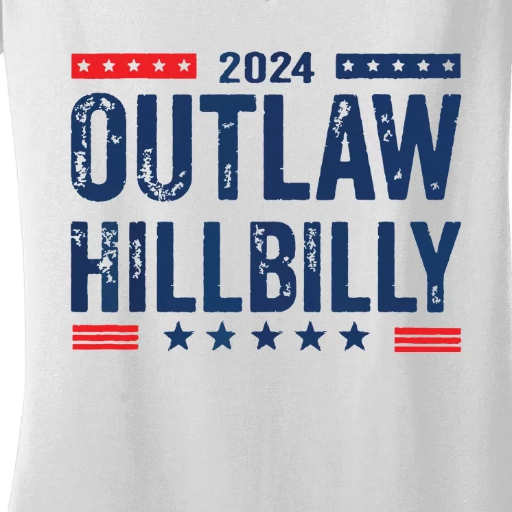 Outlaw Hillbilly Women's V-Neck T-Shirt