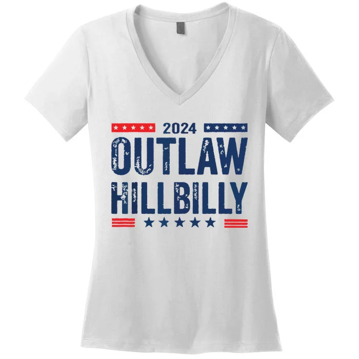 Outlaw Hillbilly Women's V-Neck T-Shirt