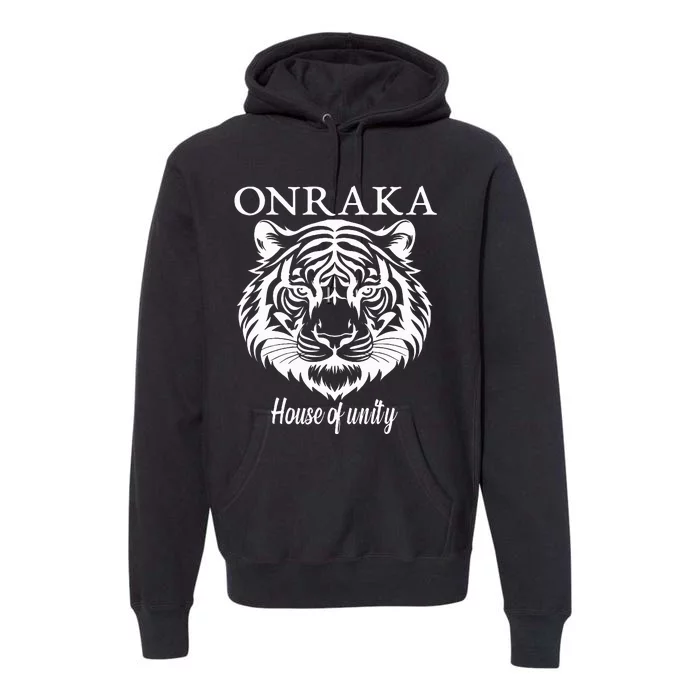 Onraka House Of Unity Rca School Social Onraka Tiger Orange Premium Hoodie