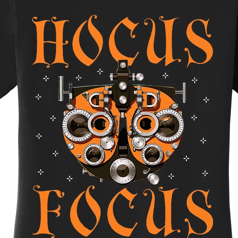 Optometry Halloween Optometrist Phoropter Focus Women's T-Shirt