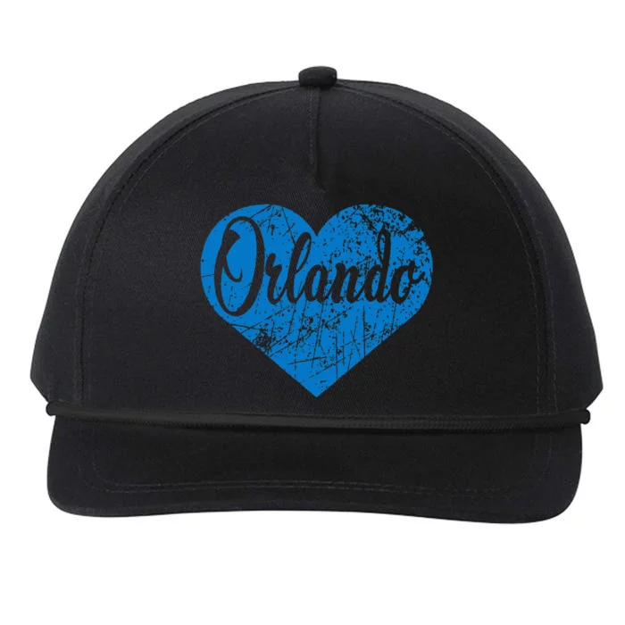 Orlando Heart Snapback Five-Panel Rope Hat