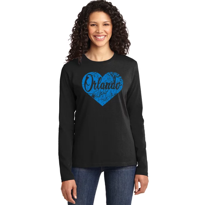 Orlando Heart Ladies Long Sleeve Shirt