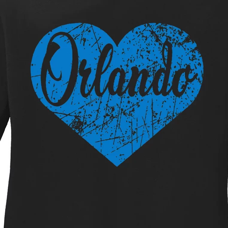 Orlando Heart Ladies Long Sleeve Shirt