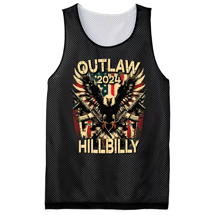 Outlaw Hillbilly Mesh Reversible Basketball Jersey Tank