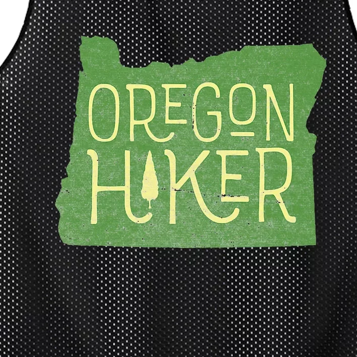 Oregon Hiker Outdoors Classic Retro Hiking Adventure Badge Mesh Reversible Basketball Jersey Tank