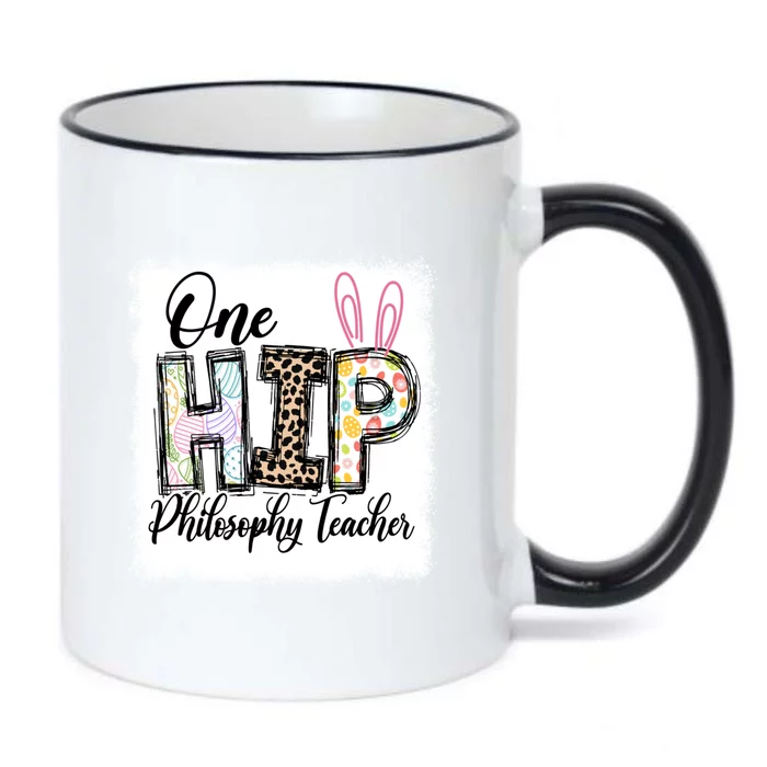 One Hip Philosophy Teacher Leopard Teacher Easter Day Gift Black Color Changing Mug