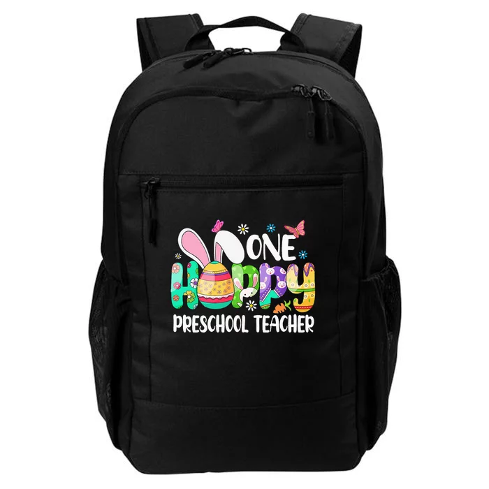 One Hobby Preschool Teacher Bunny Easter Day Daily Commute Backpack