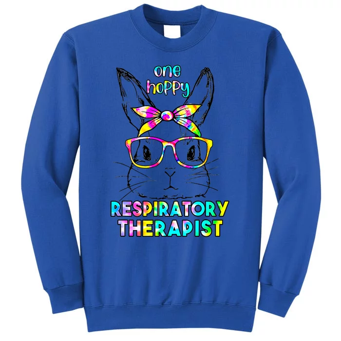 One Happy Respiratory Therapist Bunny Easter Day Cute Rabbit Meaningful Gift Tall Sweatshirt