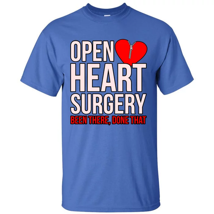 Open Heart Surgery Heart Disease Awareness Survivor Graphic Gift Tall T-Shirt