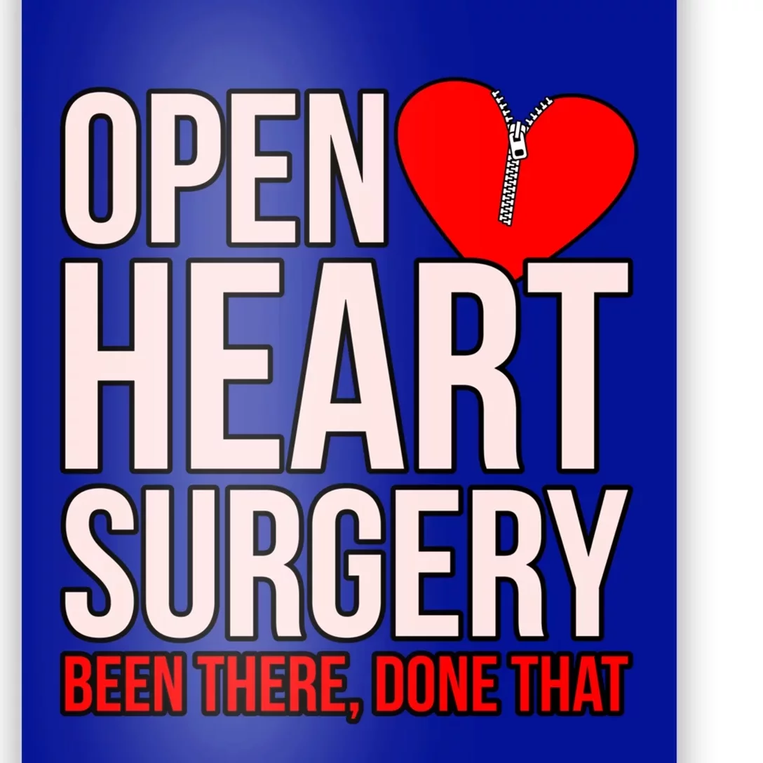 Open Heart Surgery Heart Disease Awareness Survivor Graphic Gift Poster