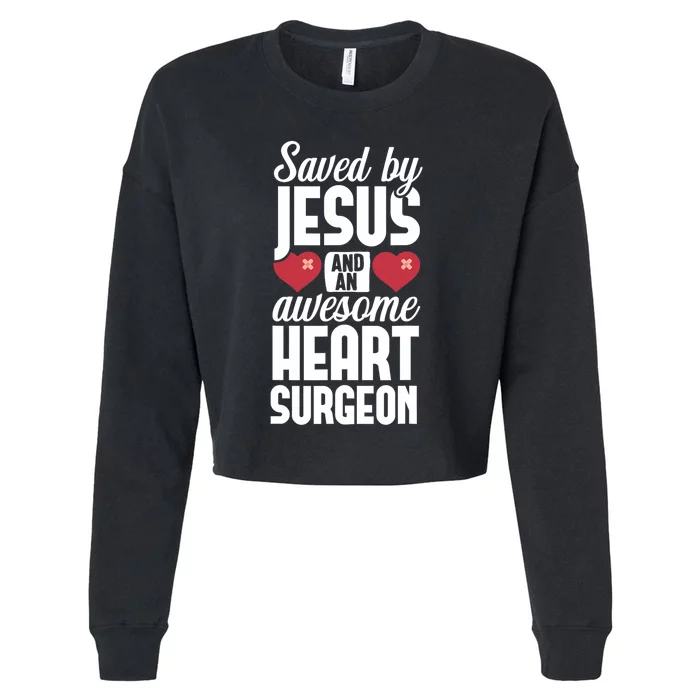 Open Heart Surgery Survivor Jesus Bypass Recovery Cropped Pullover Crew