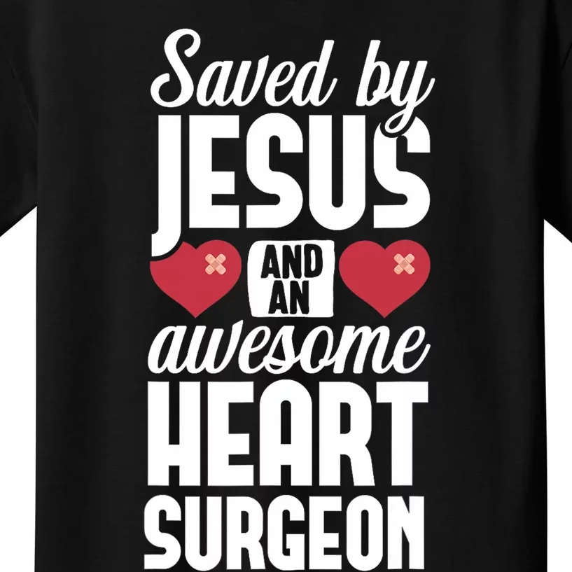 Open Heart Surgery Survivor Jesus Bypass Recovery Kids T-Shirt