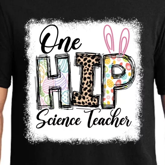 One Hip Science Teacher Leopard Teacher Easter Day Gift Pajama Set