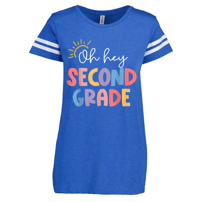 Oh Hey Second Grade 2nd Grade Enza Ladies Jersey Football T-Shirt