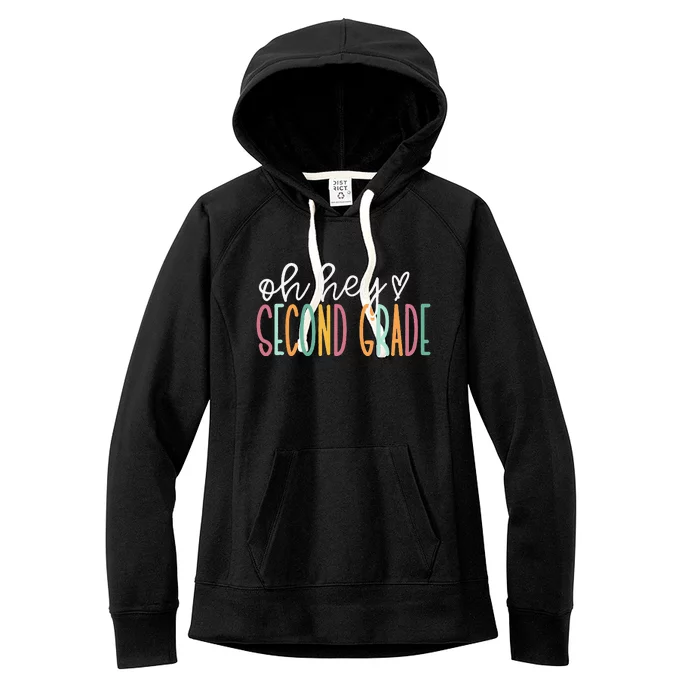 Oh Hey Second Grade Cute 2nd Grade Team Women's Fleece Hoodie