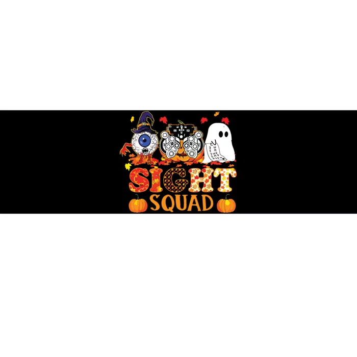 Optometrist Halloween Sight Squad Witch Pumpkin Optician Bumper Sticker