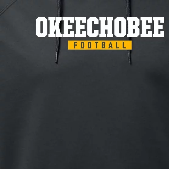 Okeechobee High School Football Hs Performance Fleece Hoodie