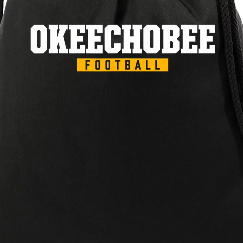 Okeechobee High School Football Hs Drawstring Bag