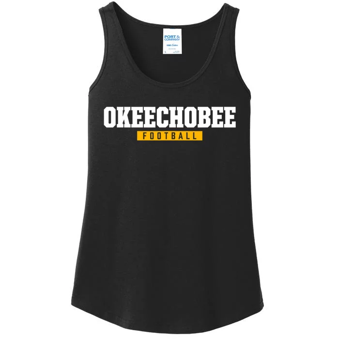 Okeechobee High School Football Hs Ladies Essential Tank