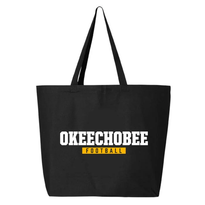 Okeechobee High School Football Hs 25L Jumbo Tote